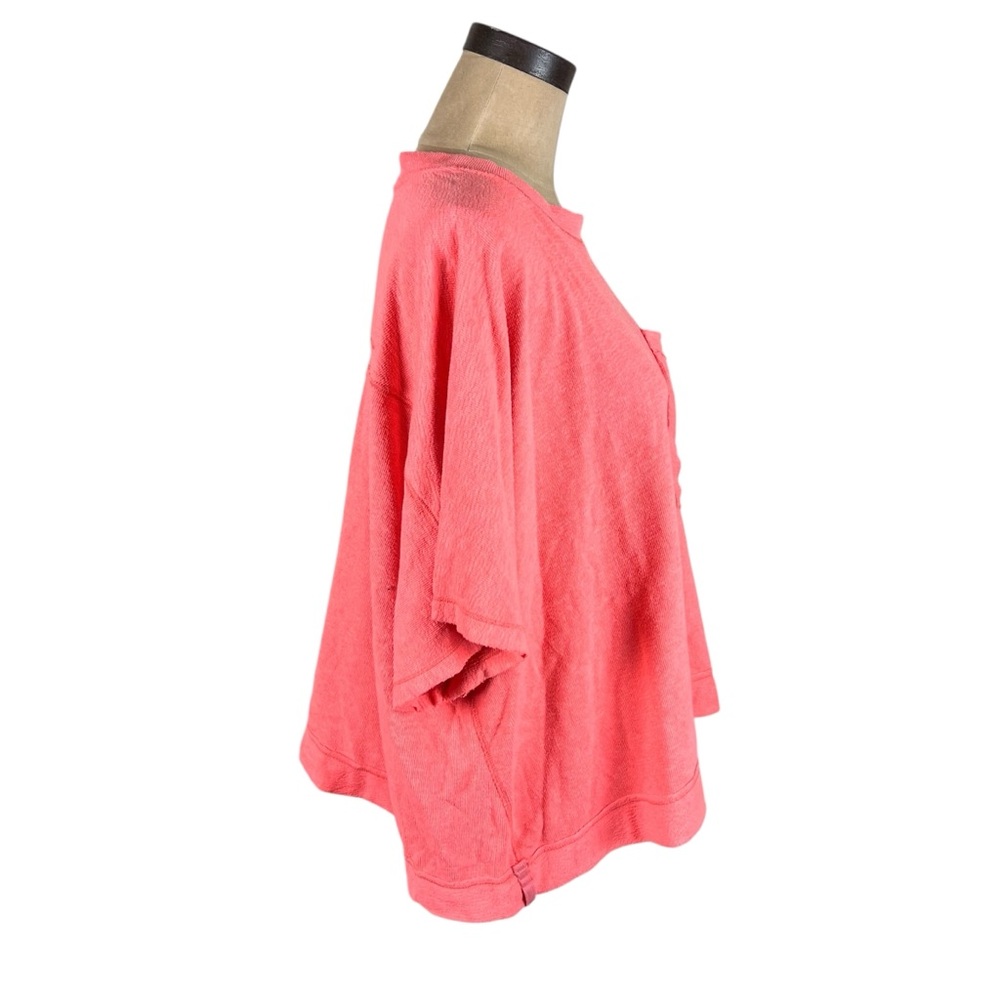 Intimately Free People Honey T-shirt Oversized Bright Pink‎ S - Picture 3 of 8
